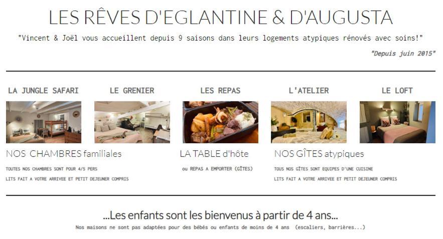 Les Rêves d'Églantine et d'Augusta Chambres et Gîtes Saint-Cyr  Exterior foto